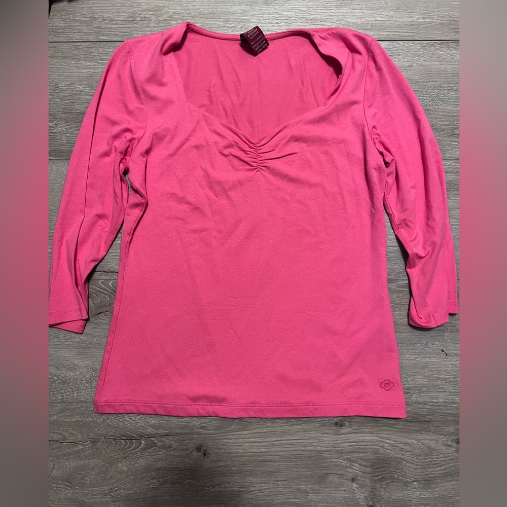 Olsen Pink Women's Top